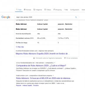 mejor robo advisor españa